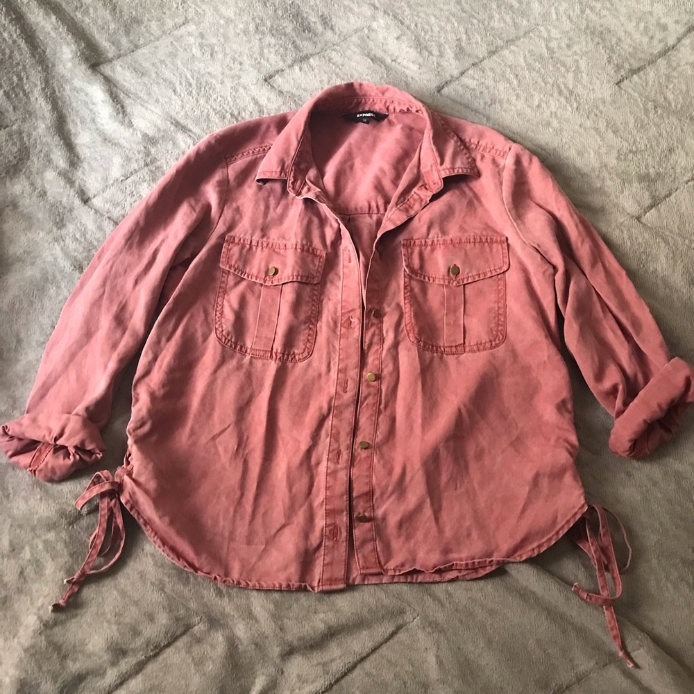 Express tie up shirt